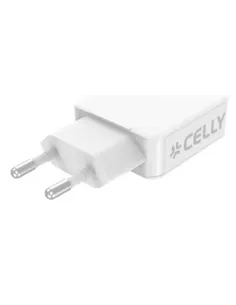 Celly SLIMTC1C1A45WWH cargador de dispositivo móvil Portátil, Smartphone, Tableta Blanco Corriente alterna Carga rápida Interior 2