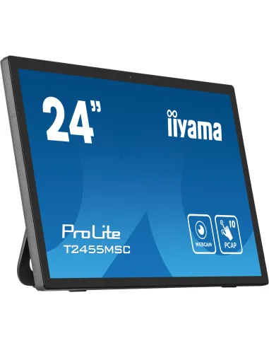 iiyama T2455MSC-B1 pantalla para PC 61 cm (24") 1920 x 1080 Pixeles Full HD LED Pantalla táctil Negro