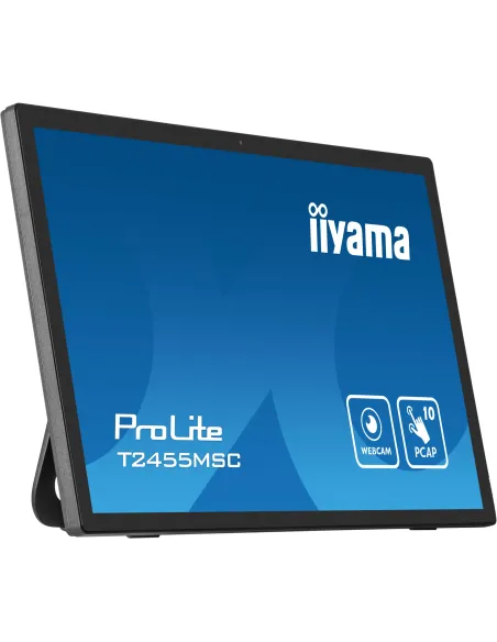 iiyama T2455MSC-B1 pantalla para PC 61 cm (24") 1920 x 1080 Pixeles Full HD LED Pantalla táctil Negro