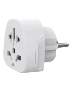 Celly TRAVELADAPTER adaptador de enchufe eléctrico Tipo F Universal Blanco