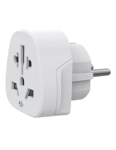 Celly TRAVELADAPTER adaptador de enchufe eléctrico Tipo F Universal Blanco