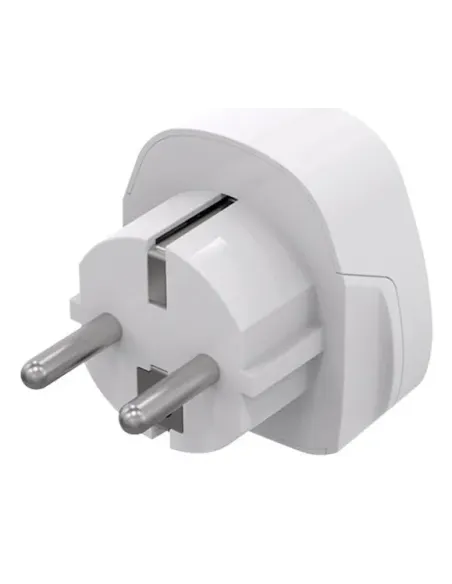 Celly TRAVELADAPTER adaptador de enchufe eléctrico Tipo F Universal Blanco