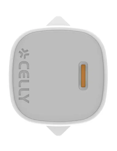 Celly UPTC1USBC45WWH cargador de dispositivo móvil Smartphone, Tableta Blanco Corriente alterna Carga rápida Interior