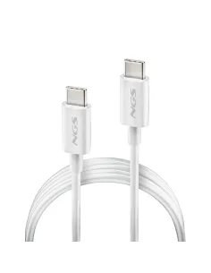 NGS ZYRO 60W-1 cable USB USB 2.0 1 m USB C Blanco