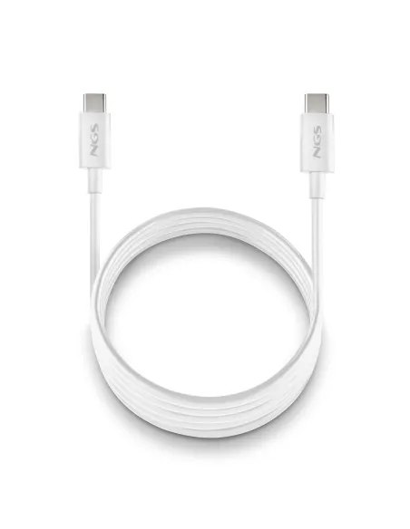 NGS ZYRO 60W-1 cable USB USB 2.0 1 m USB C Blanco