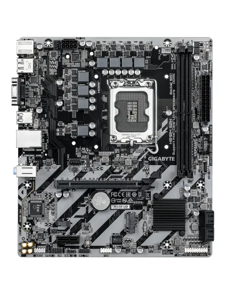 GIGABYTE H810M S2H Placa base - Procesadores Intel Core Ultra (Serie 2), VRM de 4+1+2 fases, hasta 6400 MHz DDR5, 1xPCIe 4.0