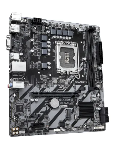 GIGABYTE H810M S2H Placa base - Procesadores Intel Core Ultra (Serie 2), VRM de 4+1+2 fases, hasta 6400 MHz DDR5, 1xPCIe 4.0