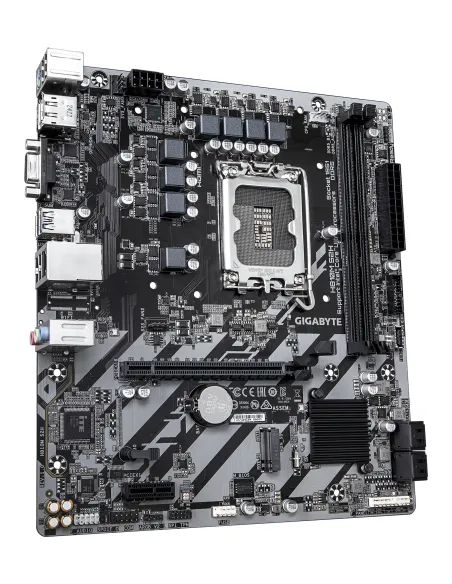 GIGABYTE H810M S2H Placa base - Procesadores Intel Core Ultra (Serie 2), VRM de 4+1+2 fases, hasta 6400 MHz DDR5, 1xPCIe 4.0