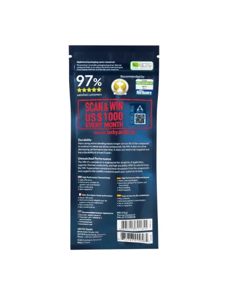 ARCTIC MX-4 compuesto disipador de calor Pasta térmica 8,5 W m·K 4 g