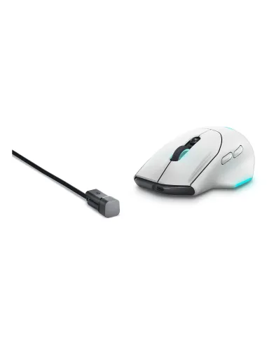 Alienware AW620M ratón Juego mano derecha RF Wireless + USB Type-C Óptico 26000 DPI