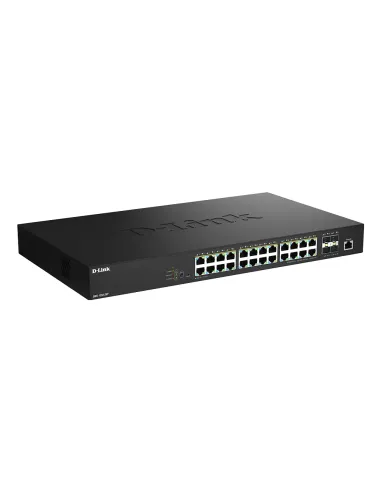 D-Link DMS-1250-28P E switch Gestionado L2 2.5G Ethernet (100 1000 2500) Energía sobre Ethernet (PoE) Negro