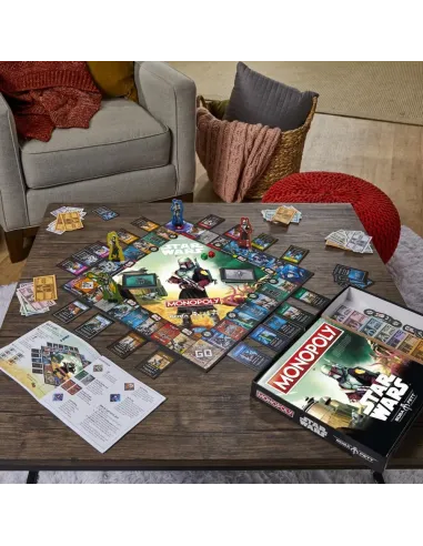 Star Wars Monopoly  Boba Fett Edition Juego de mesa Familia