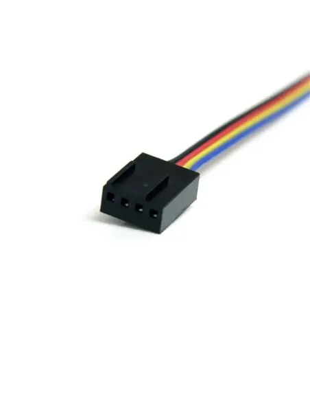 StarTech.com Cable Extensor 0,3m PWM 4 Pines Alimentación Ventilador Fan Placa Base Macho a Hembra