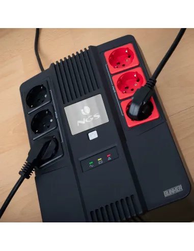 NGS Fortress Bunker sistema de alimentación ininterrumpida (UPS) En espera (Fuera de línea) o Standby (Offline) 0,6 kVA 350 W 6