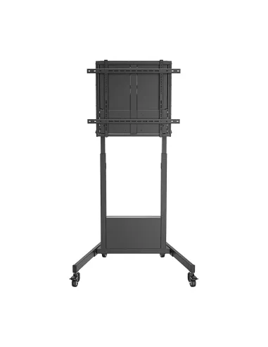 AISENS Soporte PRO de suelo contrapeso con ruedas para TV 60-90Kg de 60-100, Negro