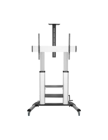 AISENS FT100TE-125 soporte para pantalla de señalización 2,54 m (100") Negro, Plata
