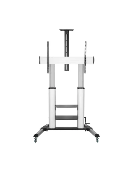 AISENS FT100TE-125 soporte para pantalla de señalización 2,54 m (100") Negro, Plata