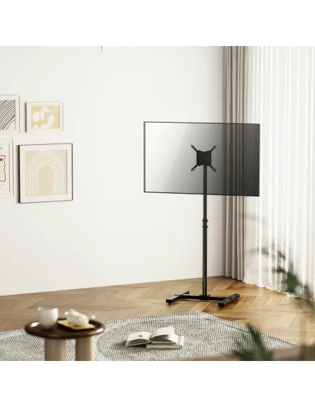 AISENS Soporte de Suelo Inclinable y Extensible para TV 20Kg de 13-42, Negro