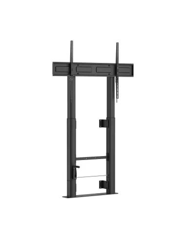 AISENS Soporte Suelo Con Manivela y Fijacion a Pared, TV 120kg de 60"-100", Negro