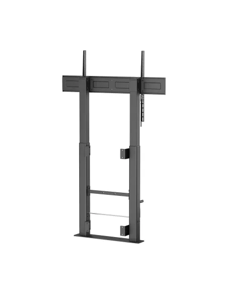 AISENS Soporte Suelo Con Manivela y Fijacion a Pared, TV 120kg de 60"-100", Negro