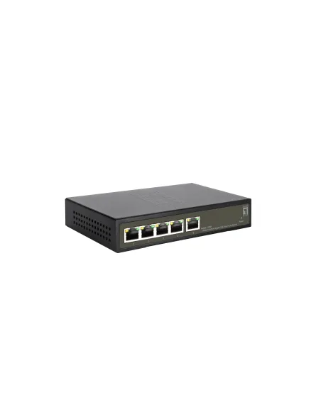 LevelOne GES-2105P switch Gestionado L2 Gigabit Ethernet (10 100 1000) Energía sobre Ethernet (PoE) Negro