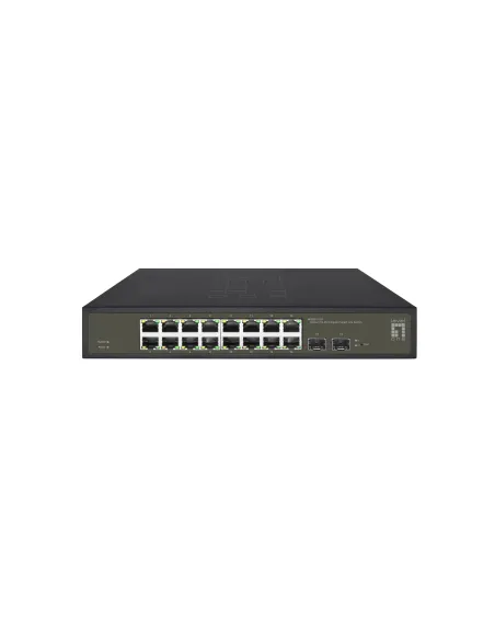 LevelOne GES-2118 switch Gestionado L2 Gigabit Ethernet (10 100 1000) Negro