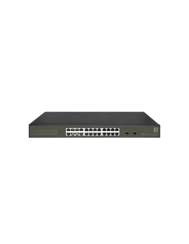 LevelOne GES-2126 switch Gestionado L2 Gigabit Ethernet (10 100 1000) Negro