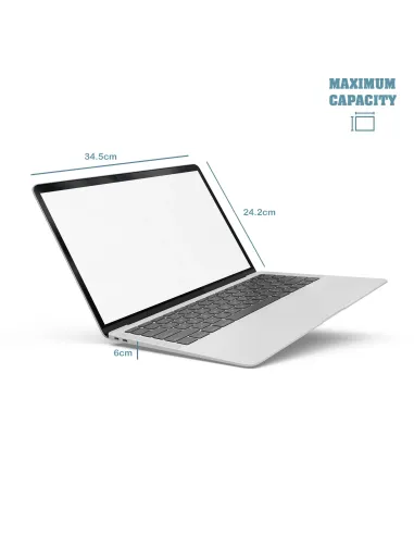 NGS Monray Ginger 35,6 cm (14") Maletín Negro, Gris