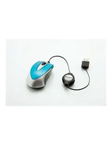 Raton verbatim go mini azul