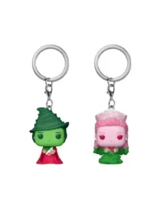 Funko pop keychain llavero cine wicked elphaba thropp & glinda upland