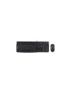 Teclado + mouse raton logitech desktop mk120 usb italiano
