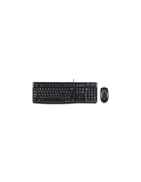 Teclado + mouse raton logitech desktop mk120 usb italiano