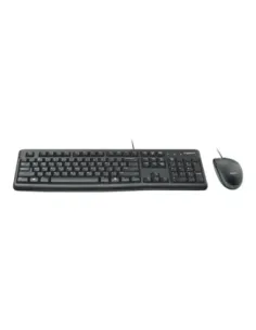 Teclado + mouse logitech mk120 optico usb 2.0 negro ingles uk