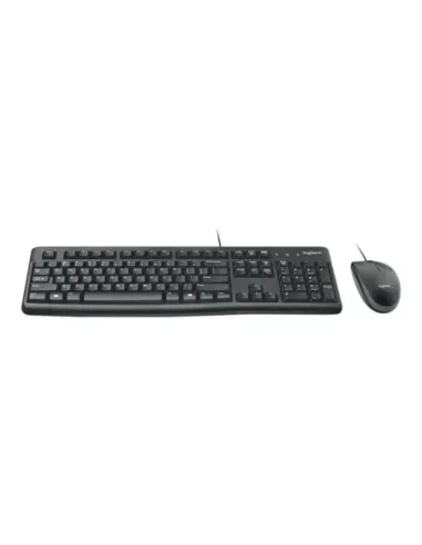 Teclado + mouse logitech mk120 optico usb 2.0 negro ingles uk