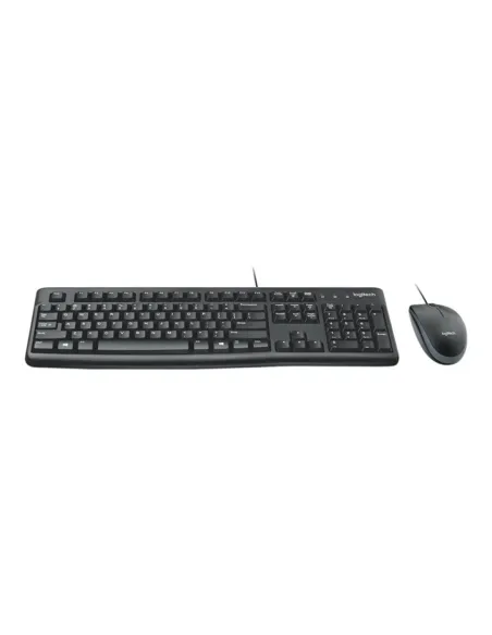 Teclado + mouse logitech mk120 optico usb 2.0 negro ingles uk