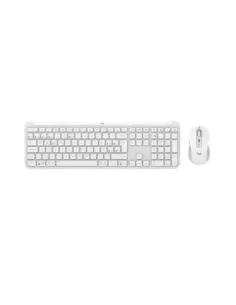 Teclado + raton logitech mk950 inalambrico blanco