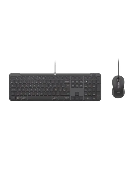 Teclado + raton logitech mk620 negro