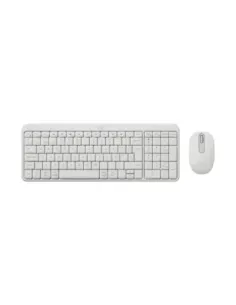 Teclado + mouse logitech mk250 inalambrico blanco