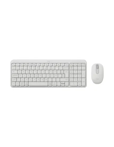 Teclado + mouse logitech mk250 inalambrico blanco