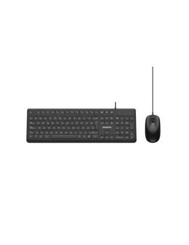 Phoenix combo teclado multimedia + ratón con cable usb 1200dpi