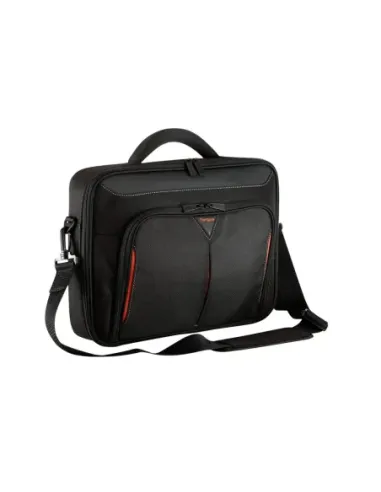 Maletin targus clamshell classic+ 17 - 18 pulgadas pulgadas negro - rojo