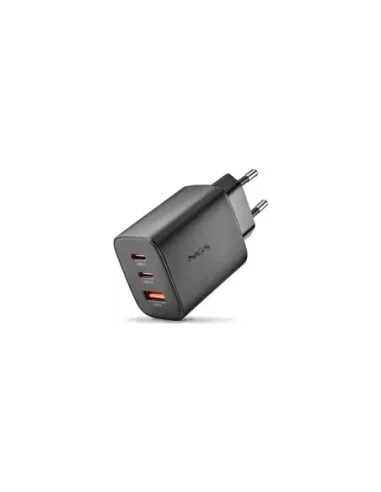Cargador de Pared GaN NGS Era 65W/ 2xUSB Tipo-C/ 1xUSB/ 65W