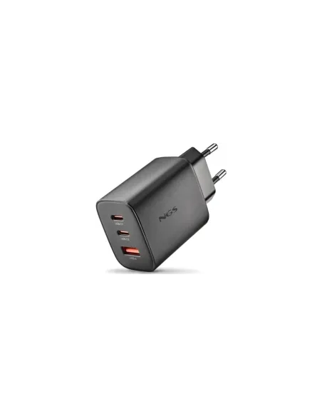 Cargador de Pared GaN NGS Era 65W/ 2xUSB Tipo-C/ 1xUSB/ 65W