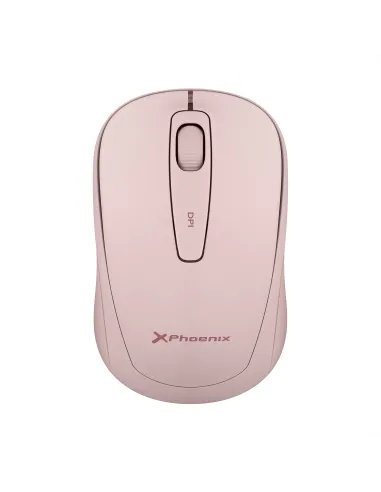 Compra Phoenix m250 ratón inalámbrico 2.4 ghz receptor usb hasta 1600 dpi compatible con pc mac portátil color rosa en Doezos a 