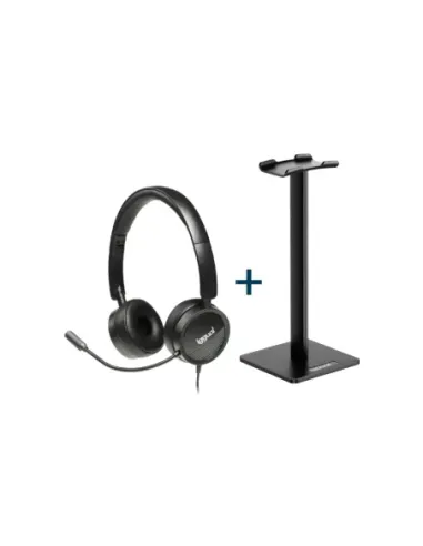 iggual Kit auriculares Dual Tech + soporte SA22