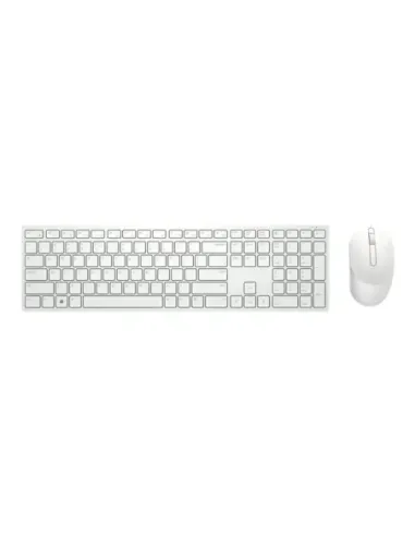 Kit teclado + mouse raton dell pro km5221w wireless inalambrico blanco