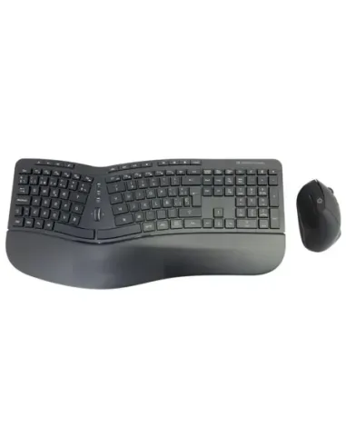 Kit teclado + mouse raton conceptronic orazio02 wireless inalambrico ergonomico
