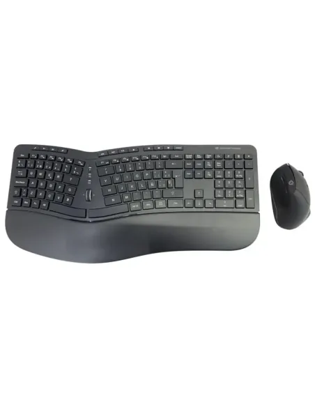Kit teclado + mouse raton conceptronic orazio02 wireless inalambrico ergonomico