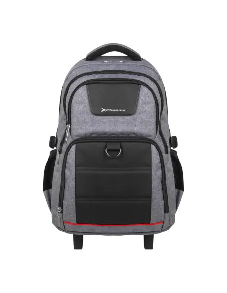 Mochila con ruedas trolley phoenix discovery g para portátil 17 pulgadas gris