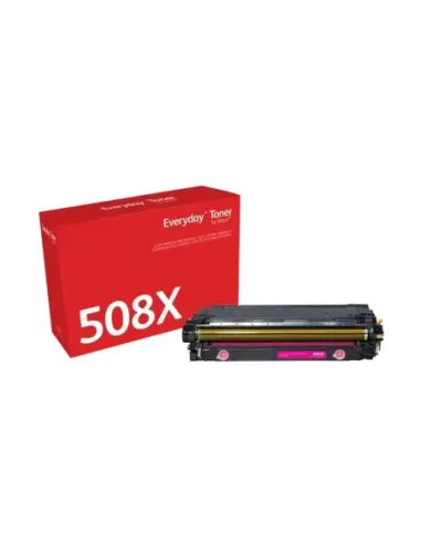 Toner xerox everyday compatible con hp 508x color laserjet enterprise m552(cf363x crg040hm) magenta